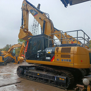 Excavadora CAT 330D2 de 30 toneladas, año 2023, buen rendimiento, con cucharón de excavación de 1.5m³ de capacidad. Modelo de excavadora de cadenas CAT 330D2 usada. - Product Image 2