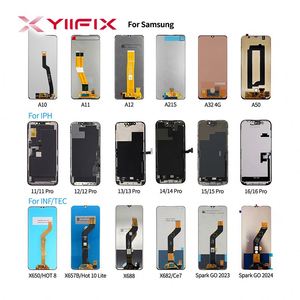 Écrans LCD pour téléphones mobiles Samsung, écrans LCD d'origine pour Tecno Infinix Honor Redmi, remplacement d'écran pour iPhone, écran d'usine - Product Image 2