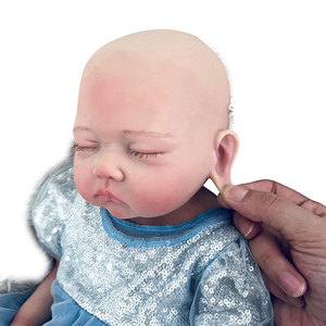 Poupée de <span class=keywords><strong>bébé</strong></span> <span class=keywords><strong>fille</strong></span> <span class=keywords><strong>Reborn</strong></span> en Silicone solide de 45CM, corps <span class=keywords><strong>très</strong></span> doux, <span class=keywords><strong>réaliste</strong></span>, <span class=keywords><strong>réaliste</strong></span>, cadeaux d'anniversaire de <span class=keywords><strong>bébé</strong></span> <span class=keywords><strong>Reborn</strong></span> - Product Image 6