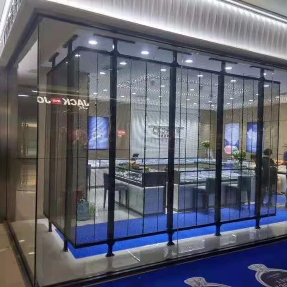 Atemid Cutting-Edge Indoor Transparent LED Display - P5.68 Series HD Ice Screen System