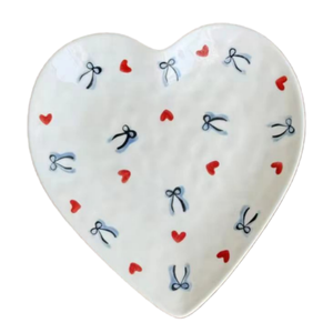 2026 Hot Selling Korean Design Heart Shape <b>Microwave</b> Safe Porcelain Coffee Cups Tea <b>Set</b> Handmade Ceramics Mugs and Saucer - Product Image 4