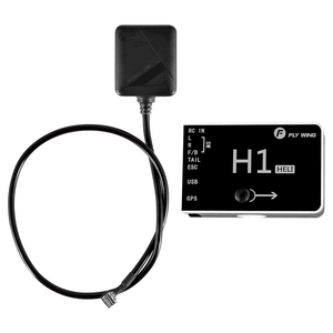 ชุดควบคุมการบินเฮลิคอปเตอร์ <span class=keywords><strong>FLY</strong></span> <span class=keywords><strong>Wing</strong></span> <span class=keywords><strong>H1</strong></span> RC GPS พร้อมโมดูล GPS คู่ ทดสอบแรงดันไฟฟ้า ระบบไจโร 6CH Flybarless สำหรับโดรน RC UAV รุ่น FW450L - Product Image 2