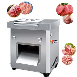 industrial fresh meat cutting machine shredding stainless steel automatic meat slicer small electric meat dicing machine