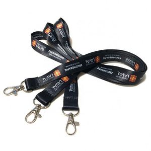 Personalized Double Layer Sublimation Printed <b>Lanyard</b> Plain Black Key <b>Lanyards</b> With Logo Custom - Product Image 3