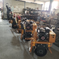 Compacteur industriel de construction, rouleau compresseur hydraulique vibrant pour la vente