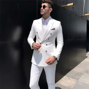 Ropa personalizada Chaqueta <span class=keywords><strong>de</strong></span> <span class=keywords><strong>hombre</strong></span> <span class=keywords><strong>Traje</strong></span> Abrigo occidental Boda <span class=keywords><strong>Safari</strong></span> Tallas grandes Juventud Una pieza <span class=keywords><strong>Traje</strong></span> blanco <span class=keywords><strong>para</strong></span> hombres - Product Image 2