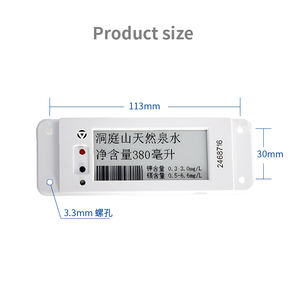 Электронная этикетка для полок IoT с E-Ink дисплеем и RFID-меткой, звуковой/световой сигнал, 100 м, экран 2,9 дюйма, сигнализация 85 дБ для складского учета и умной логистики - Product Image 3