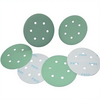 Disque de ponçage auto-agrippant vert pour film de polissage automobile