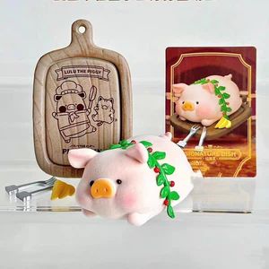 Nouveau authentique Lulu <span class=keywords><strong>le</strong></span> <span class=keywords><strong>cochon</strong></span> PIGCHELIN Restaurant série 8 pièces boîte aveugle PVC collection Kawaii figurines thème alimentaire décor - Product Image 4