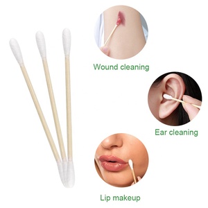 <span class=keywords><strong>Cotons</strong></span>-<span class=keywords><strong>tiges</strong></span> écologiques |   Bâtonnets de <span class=keywords><strong>coton</strong></span> hypoallergéniques sans peluches pour le maquillage, le nettoyage des oreilles et les soins pour bébés - Product Image 5