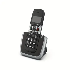 Analog Cordless Digital Phone with DECT Technology and Messa Function Wireless DECT Telephone for Cordless Telephone Use