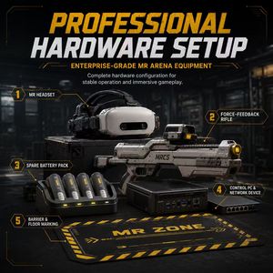Sistema de Tiro de Realidad Mixta, Simulador de Tiro VR, Juego de Pistola Arcade, Instalaciones de Entretenimiento Interior, Plástico, para Centros Comerciales y Uso Doméstico - Product Image 5