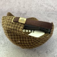 Cappello da Baseball Strutturato a 6 Pannelli in Lana Spessa Fantasia Pied-de-Poule con Ricamo 3D in Rilievo e Fibbia Posteriore Regolabile - Collezione Heritage Autunno Inverno