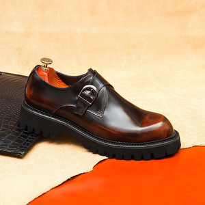 Zapatos Casuales Retro de Otoño para Hombre, DSYX, de Cuero Genuino, Transpirables, Ligeros, con Diseño de Ladrillo Tallado, Estilo Vintage, Venta al Por Mayor - Product Image 3