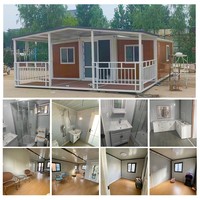 Maisons assemblées de petites maisons aux Philippines Maison modulaire préfabriquée en conteneur de restaurant de cuisine préfabriquée