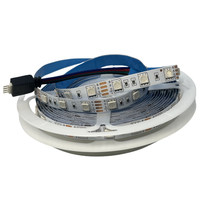 Bande lumineuse LED SMD5050 haute luminosité 5M flexible DC12V USB dimmable couleur unique blanc cuivre résistant à la chaleur IP20 intérieur