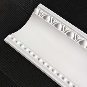 Phong cách Hiện Đại Trắng primed PU Trần <span class=keywords><strong>TRIM</strong></span> trang trí trần đúc bọt vương miện đúc cho nội thất - Product Image 3