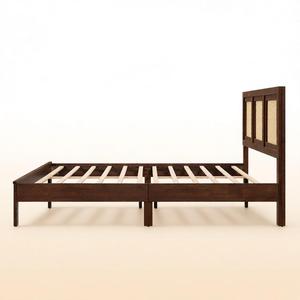 Modern Malaysia MDF Platform <b>Bed</b> With TSCA CARB P2 Queen <b>Bed</b> And Certified Low-formaldehyde <b>Bed</b> Frame <b>For</b> Bedroom - Product Image 2