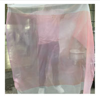 Polyester Nylon 10D 30D 70D Feu Teint Imprimé Organza Fantaisie Flocon De Neige Tulle Tissu Brillant Robe De Mariée Disponible En Mousseline De Soie