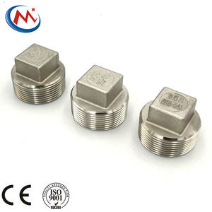 Raccord de <span class=keywords><strong>plomberie</strong></span> en acier inoxydable fileté NPT BSP, bouchon carré pour eau et huile, prix d'usine - Product Image 5