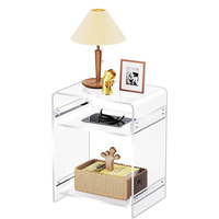 Ensemble de table acrylique personnalisé polyvalent de haute qualité et présentoir de lampe de table acrylique lampe de table acrylique méduse