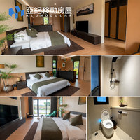 Villa Turística Prefabricada con Estructura de Acero, Exteriores de Aluminio, Hoteles, Resorts, Alojamiento Turístico, Llave en Mano, Completamente Amueblada