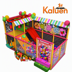 Aire de jeux intérieure avec filet de protection, château gonflable en PVC pour enfants, garçons <span class=keywords><strong>et</strong></span> filles, grand équipement de jeux, maisonnette en plastique - Product Image 1
