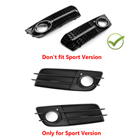Areyourshop RH Chrome Honey Comb Fog Light Cover Grille Grills pour Audi A4 B8 2009-2012 Accessoires de voiture