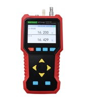ET3142B termometer genggam presisi tinggi, pengukur suhu saluran ganda Pt100 tahan panas
