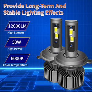 Ampoules LED H4 <span class=keywords><strong>H7</strong></span> H11 pour phares de voiture, 5000 <span class=keywords><strong>lumens</strong></span>, <span class=keywords><strong>ampoule</strong></span> LED personnalisée pour phares de voiture, vente en gros - Product Image 2
