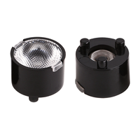 Lente Óptica de 120 Grados, 10.8x7mm, Soporte Negro, Material PMMA, Compatible con LED Infrarrojos, Placa PCBA para Cámara CCTV, RoHS
