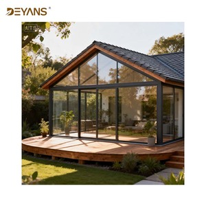 Pergola in Alluminio Leggero con Design Moderno Personalizzato, Triangolare, con Doppio Vetro Temperato, Impermeabile per Esterni - Product Image 4