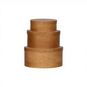 Juego de Cajas de Almacenamiento Rectangulares de Madera, Hechas a Mano, con Tema de Amor, Artesanía para Mesa, por Falak World Export - Product Image 3