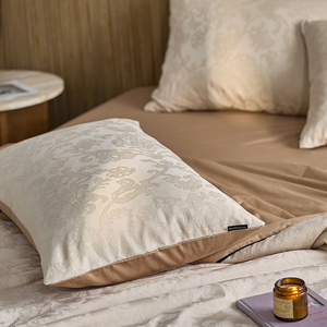 Parure de couette d'été en coton jacquard style luxe (quatre pièces) avec couette d'été en fibres de soja en relief pour climatiseur - Product Image 6