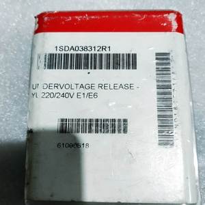 A B E1/E6 Disyuntor Bajo Voltaje SACE S.p. A. YU-1 SDA038312R 1 220-240V - Product Image 5