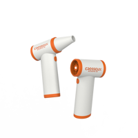 Ventilateur à jet industriel CROSSGUN B3 Mini, moteur sans balais 100 000 tr/min, souffleur portable 5 vitesses pour extérieur, batterie 1100 mAh*3, 180g-200g