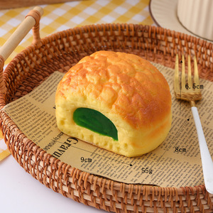 RJ Super Soft Cube Sticky Cream Puff Bread PU Slow Rebound Stress Relief Toy <b>Creative</b> Food Play Pinch Squeeze Fidget <b>Gift</b> - Product Image 4
