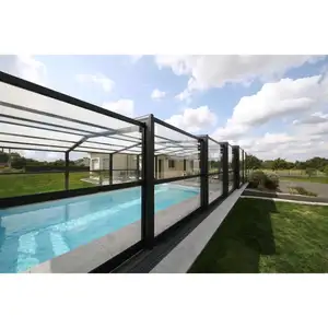 Sunrooms de precio competitivo, casas de cristal, solarium móvil de aluminio, Sunroom usado