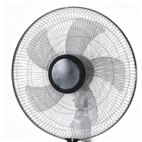 Ventilador de Pie Eléctrico para el Hogar de 18 Pulgadas, Ventilador Vertical de Plástico con Control Mecánico y Temporizador de 1 Hora, Venta al por Mayor