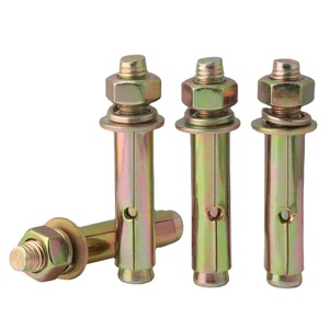 Expansion Bolts M6 M8 M10 M12 M16 Zinc Plated Carbon Steel Grade A With Nuts For Concrete Anchoring - Product Image 1