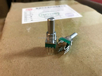 Axe en D de 9 mm, longueur d'axe de 20 mm, bague M9 pour remplacer le potentiomètre rotatif ALPS