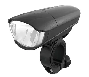 Acessórios para bicicleta Luz frontal de 1 Watt para bicicleta com bateria AA Fix no guiador Luz LED para bicicleta