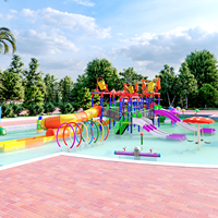 Équipement de protection contre les éclaboussures parc aquatique aire de jeux extérieure
