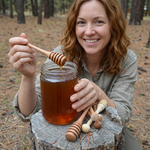 Natural Wooden <b>Honey</b> Sticks Spoons Bulk Modern Luxury Design Eco-Friendly Long Handle Back School Giveaways Supplier Handmade - Product Image 1