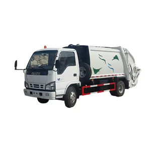 4x2 isuzu 5 tons waste garbage collection garbage compactor truck