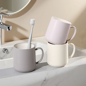 Minimalist Toothbrush Cup Set PP Material Space Saving Design For Bathroom Sink Use - Product Image 1