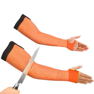 <span class=keywords><strong>Protège</strong></span>-bras longs de protection réglables toutes tailles s'adaptent à tous les manchons de sécurité anti-coupure de niveau 5 pour le soudage, la <span class=keywords><strong>cuisine</strong></span>, le toilettage des animaux de compagnie - Product Image 4