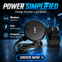Livraison rapide, multiprise de bureau minimaliste en ABS, IP44, chargeur sans fil 40W, USB 45W, charge Type-C