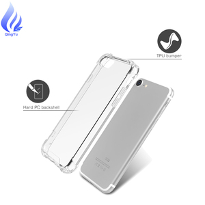 Bán Buôn 1.0Mm TPU Khung Và PC Trở Lại Bumper Trường Hợp Trong Suốt Hấp Thụ Sốc Điện Thoại Di Động Trường Hợp Đối Với <span class=keywords><strong>iPhone</strong></span> <span class=keywords><strong>7</strong></span> 8 14 15 Cộng Với - Product Image 4