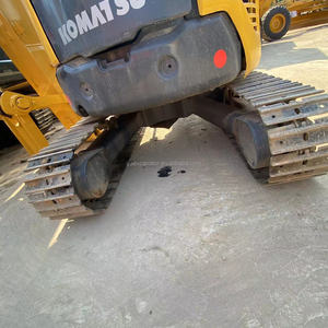 Excavadora hidráulica Komatsu PC30 de 3 toneladas de segunda mano, miniexcavadora usada pc30mr con giro de cola cero para operaciones en espacios estrechos. - Product Image 6